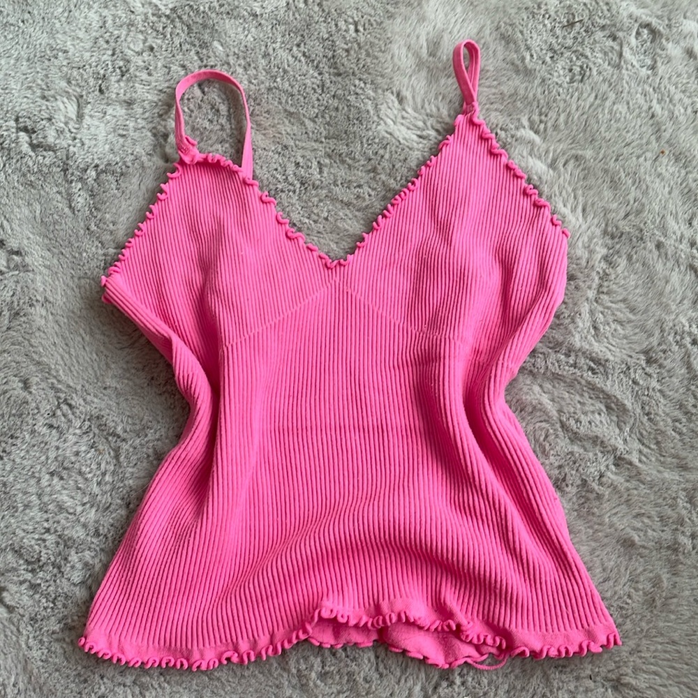 ambiance pink cute tank small/medium